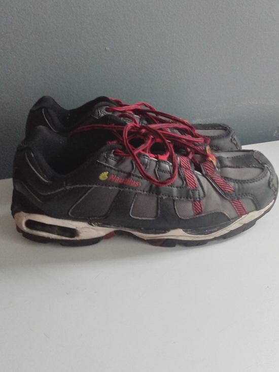 Nautilus Mens Safety Toe Work Shoes‎ Black Grey Red Low Top Sneakers main image 11
